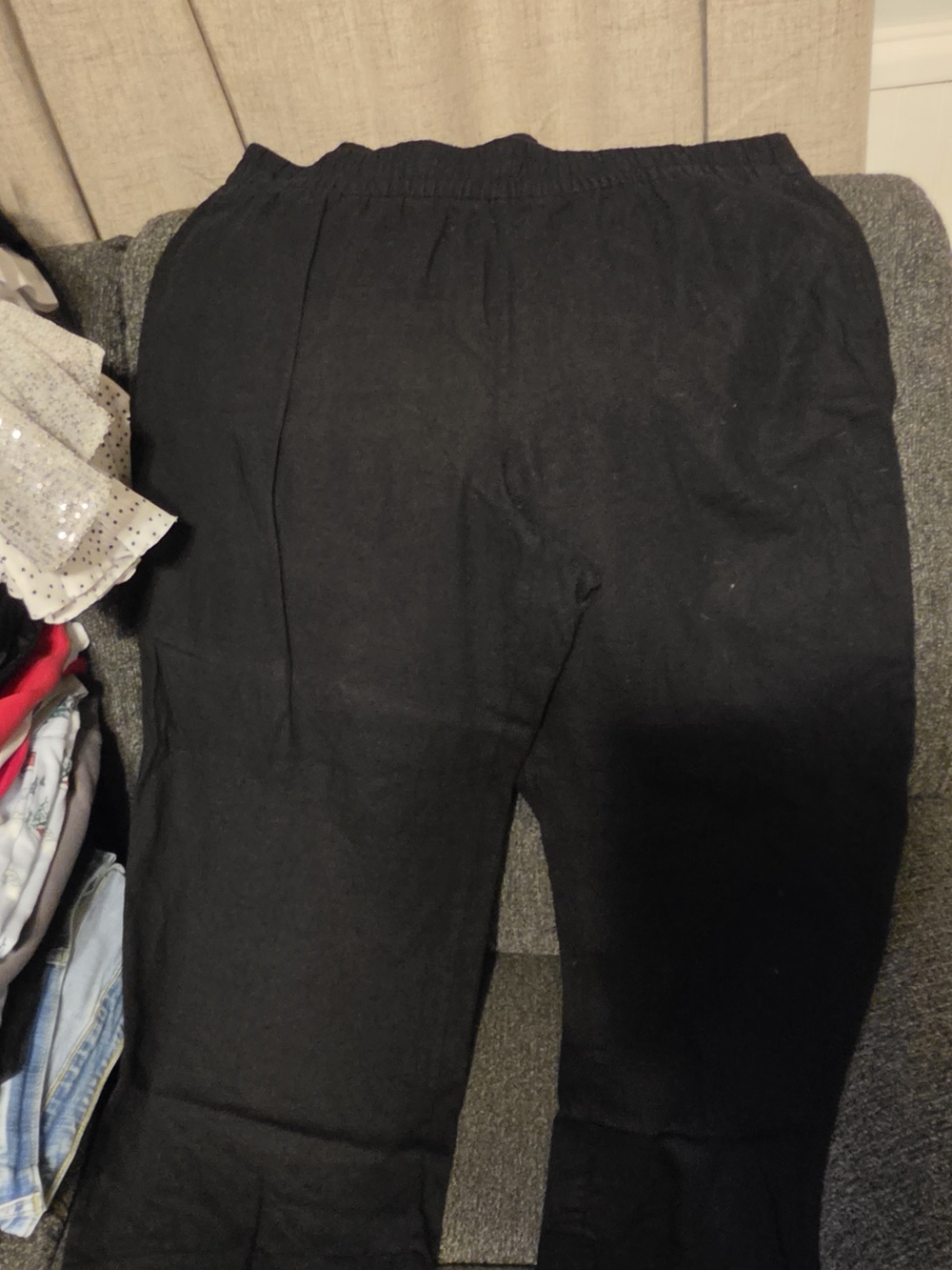 Old Navy Black Wide-Leg Women's Pants - Elastic Waist